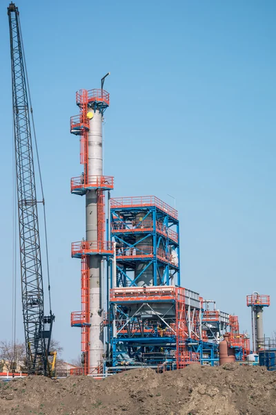 Oil and gas processing plant — Stock Photo, Image
