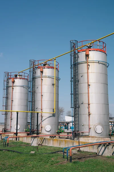 Oil and gas processing plant — Stock Photo, Image