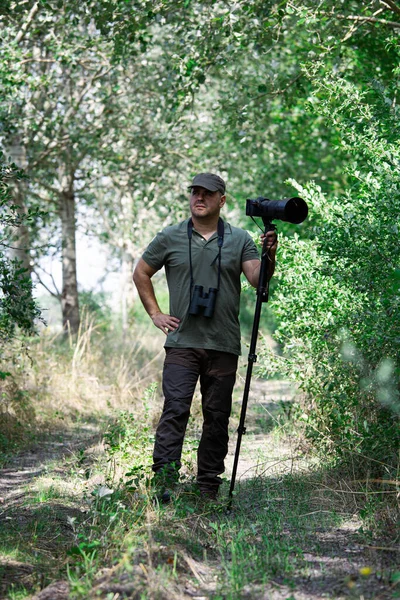 Fotógrafo Vida Selvagem Livre Fotógrafo Profissional Natureza — Fotografia de Stock