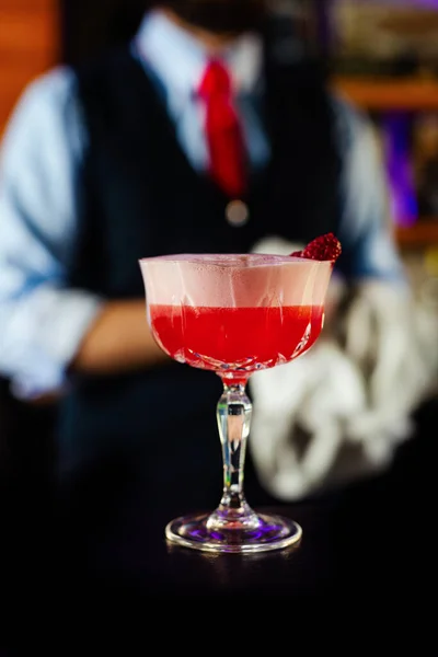 Vackert Glas Med Fräsch Cocktail — Stockfoto