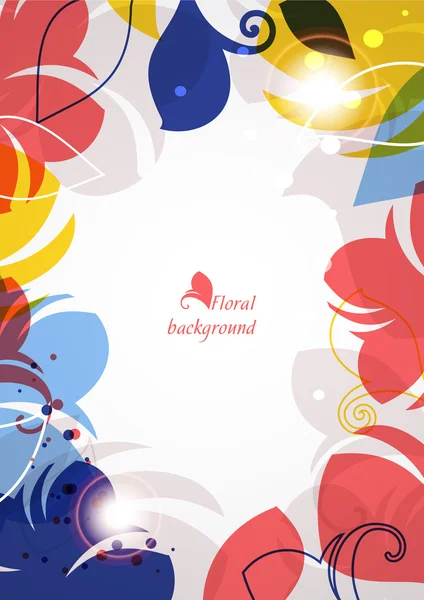 Abstract floral background Stock Illustration