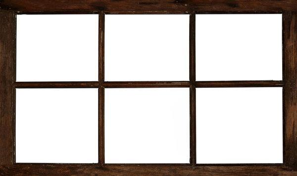 Grunge window frame.