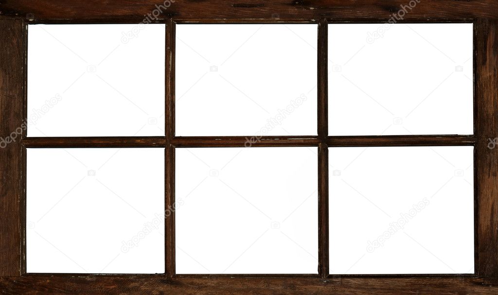 Grunge window frame.