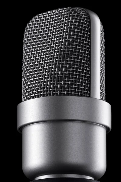 Mikrofon makró — Stock Fotó