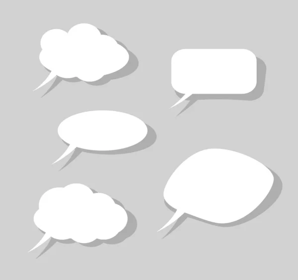 Speech bubbles — Stock Vector