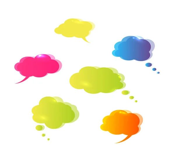 Speech bubbles — Stock Vector