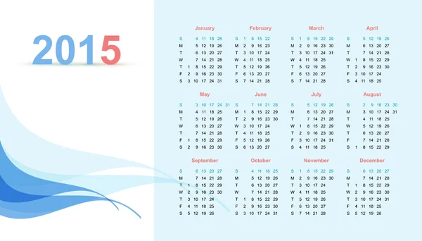 Kalender — Stockvector