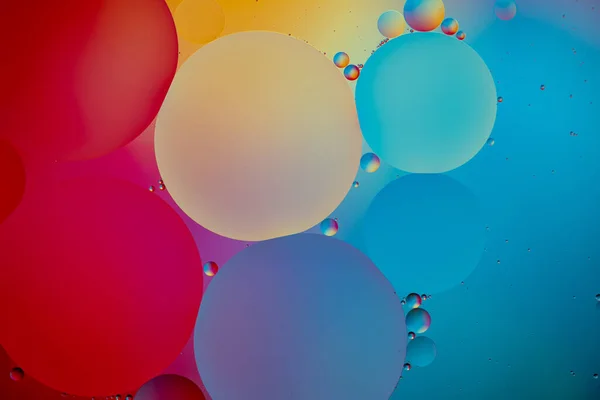 多色油泡概要液体の背景 — ストック写真