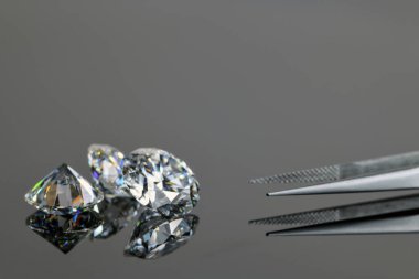 Lüks Elmas Taşları ve Mücevher cımbızı