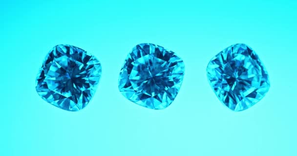 Diamantes Movimento Abstrato Gradientes Fundo — Vídeo de Stock