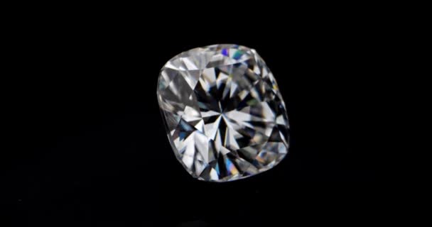 Diamante Fundo Preto — Vídeo de Stock