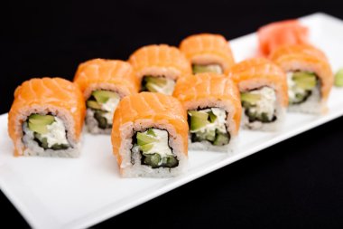 shiitake mantar ile rulo