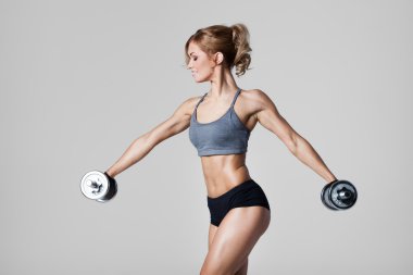 Fitness dumbbells ile