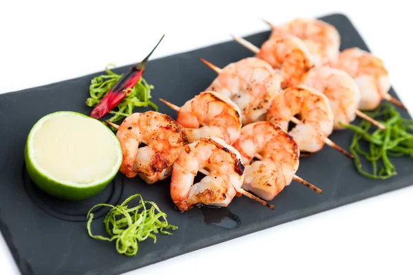 Garnelen Yakitori — Stockfoto