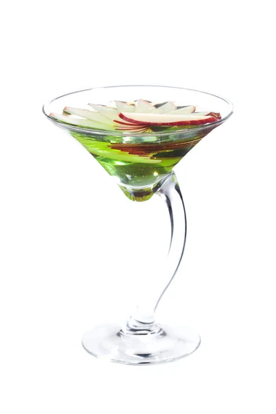 Apple martini cocktail — Fotografie, imagine de stoc