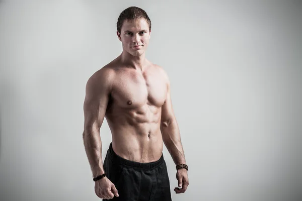 Fitness male model — Stock Photo, Image