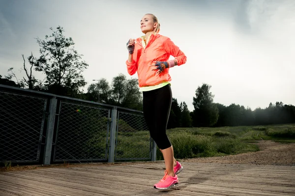 A correr — Fotografia de Stock