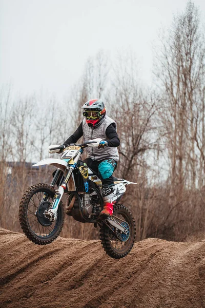 Offene Meisterschaft Der Region Charkow Motocross Ukraine Charkow 2021 — Stockfoto