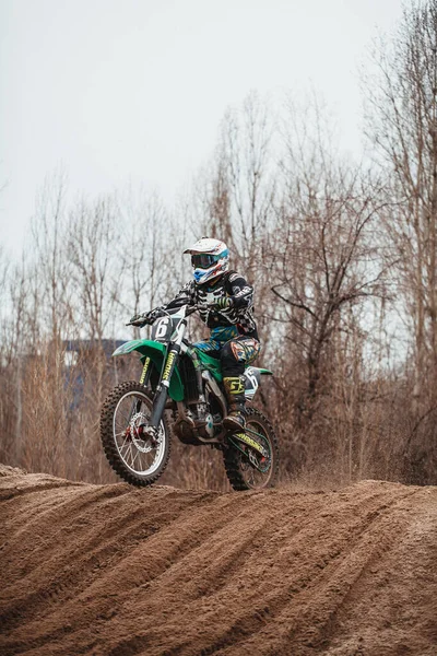 Open Championship Kharkov Region Motocross Ukraine Kharkov 2021 — 스톡 사진