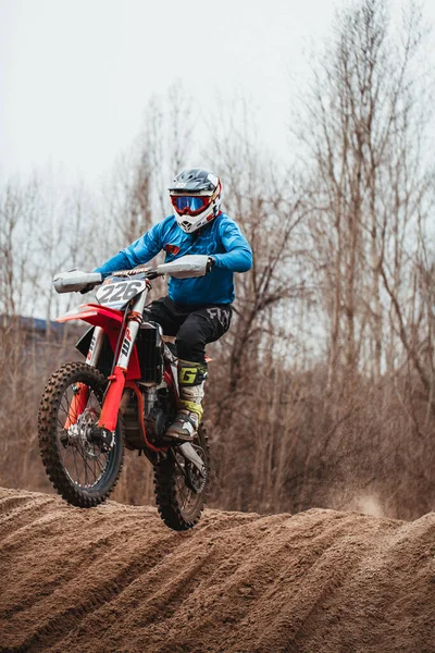 Campeonato Abierto Región Jarkov Motocross Ucrania Jarkov 2021 — Foto de Stock