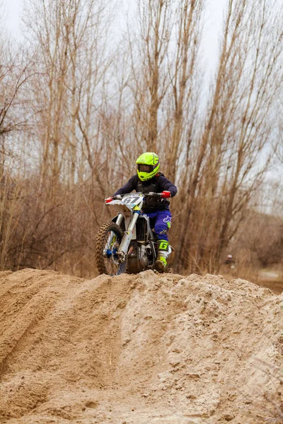 Campionato Aperto Della Regione Kharkov Motocross Ucraina Kharkov 2021 — Foto Stock