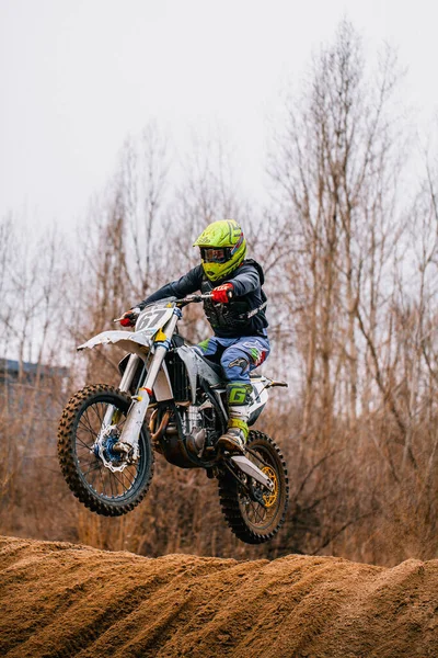 Open Championship Kharkov Region Motocross Ukraine Kharkov 2021 — 스톡 사진