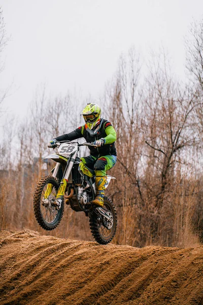 Öppet Mästerskap Charkov Regionen Motocross Ukraina Charkov 2021 — Stockfoto