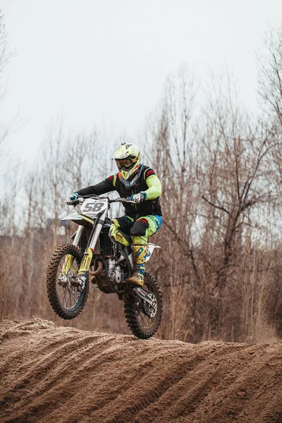 Open Championship Kharkov Region Motocross Ukraine Kharkov 2021 — 스톡 사진
