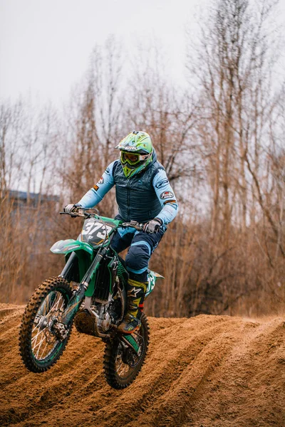 Open Championship Kharkov Region Motocross Ukraine Kharkov 2021 — 스톡 사진