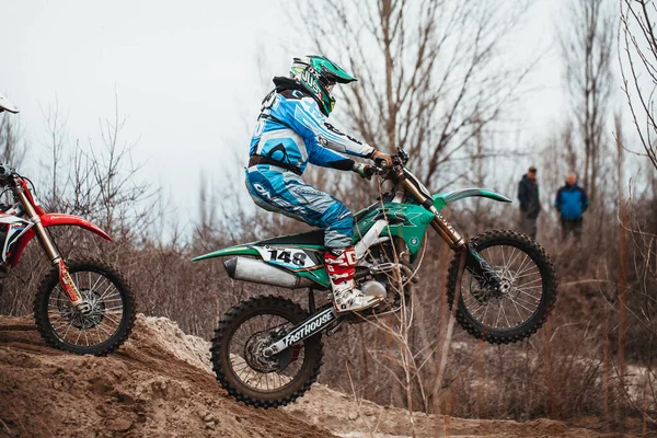 Campeonato Abierto Región Jarkov Motocross Ucrania Jarkov 2021 — Foto de Stock