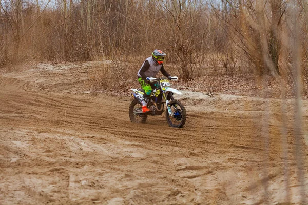 Open Kampioenschap Van Regio Kharkov Motorcross Oekraïne Kharkov 2021 — Stockfoto