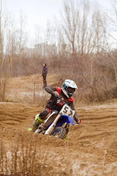 Ανοικτό Πρωτάθλημα Της Περιοχής Kharkov Στο Motocross Ουκρανία Kharkov 2021 — Φωτογραφία Αρχείου