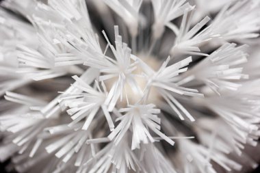 Wafer Paper Dandelion Flower. Waffle paper decor. Sugar floristry. Rice paper puffs. Wafer paper ruffles. Trendy hobby. Minimal artistic food concept.