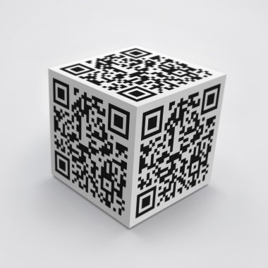 qr kod ile 3D küp