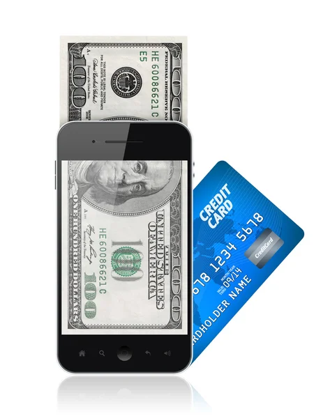Konzept für mobiles Bezahlen — Stockfoto