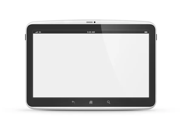 Modern digital tablet PC isolerade — Stockfoto