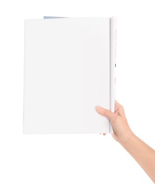 el tutma boş dergi sayfası