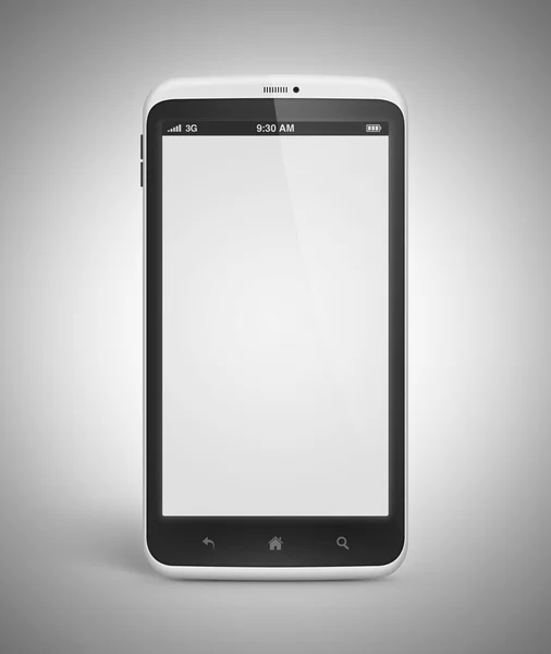 Mobile phone with blank screen — Stock Photo, Image