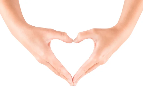 Heart shape gesture — Stock Photo, Image