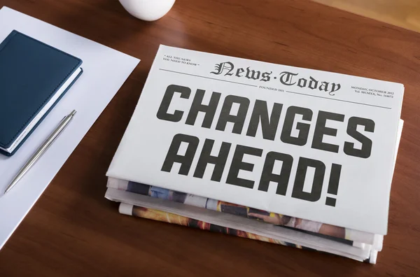 Changes ahead — Stock Photo, Image