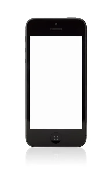 Apple iPhone 5 com tela em branco — Fotografia de Stock