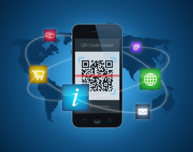 qr kod okuyucu ile Smartphone