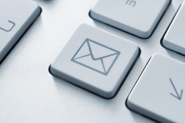 Internet e-posta iletişim düğmesini