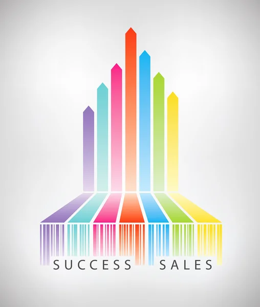 Success electronic commerce concept — Stock Vector