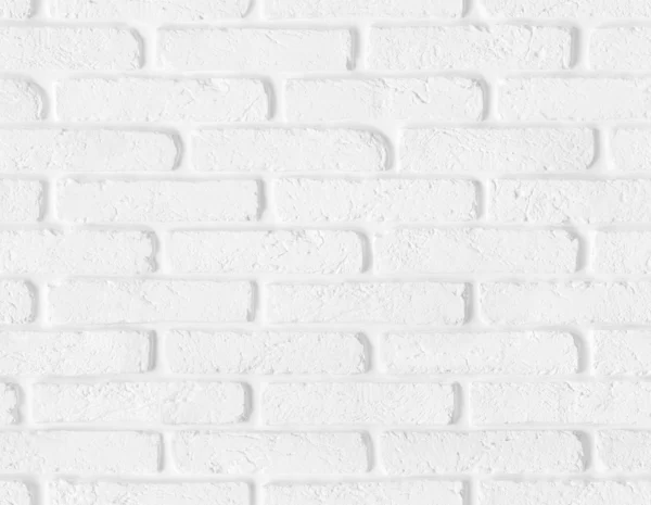 Seamless white brick wall texture — Stock Photo, Image