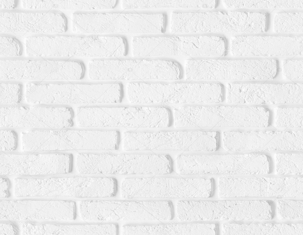 Seamless white brick wall texture