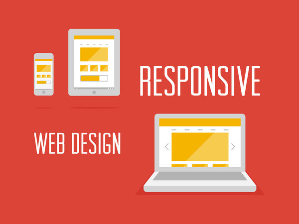 Responsive web design concept