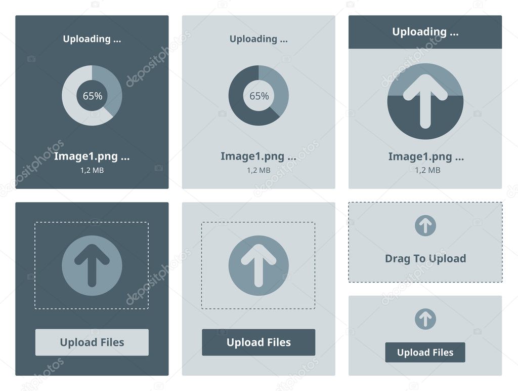 Upload vector interface