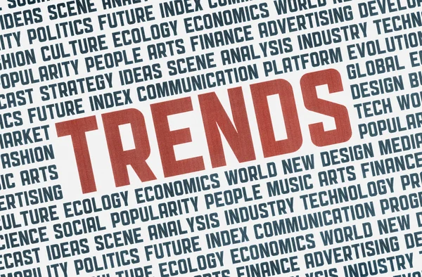 Trends illustratie concept — Stockfoto