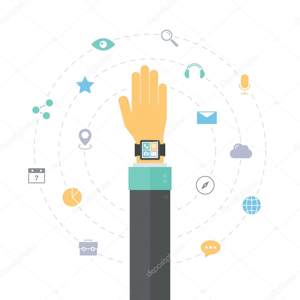 Smart watch features concept